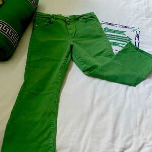 Petite Green Jeans